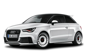 White AUDI A1 PNG car image-1740